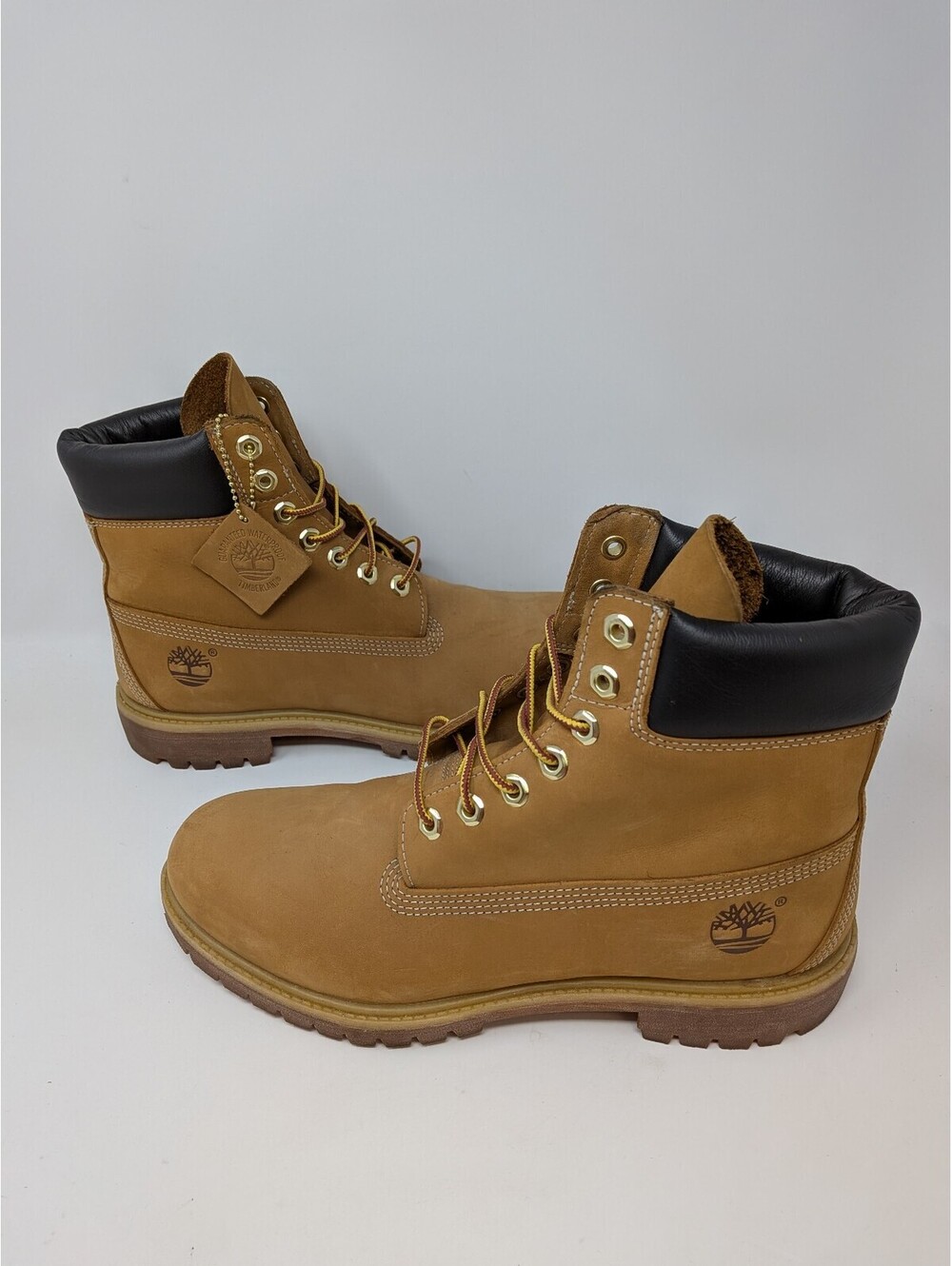 Timberland 6-Inch Premium Waterproof Wheat Boots Men’s 9.5 Wide 10061